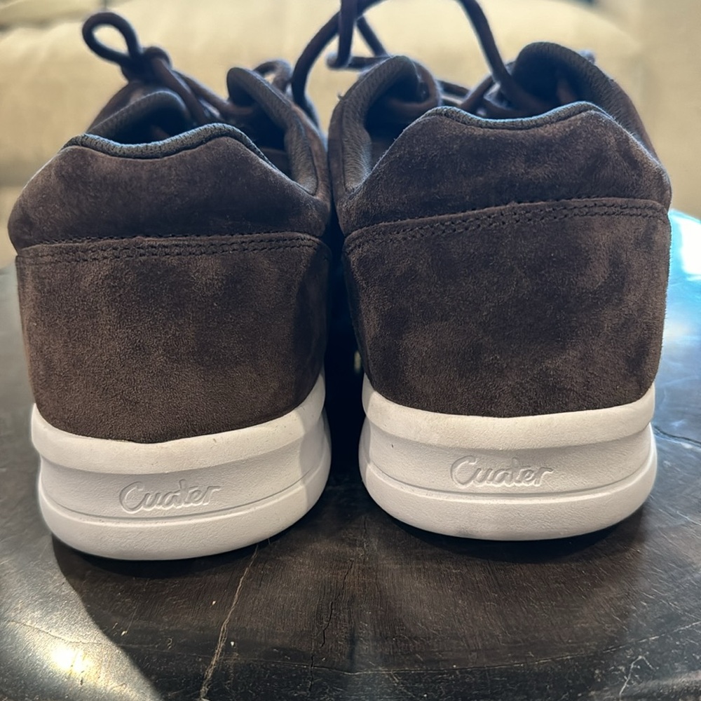 Cuater by Travis Mathew men’s brown suede lace up sneaker shoes. - Picture 6 of 7
